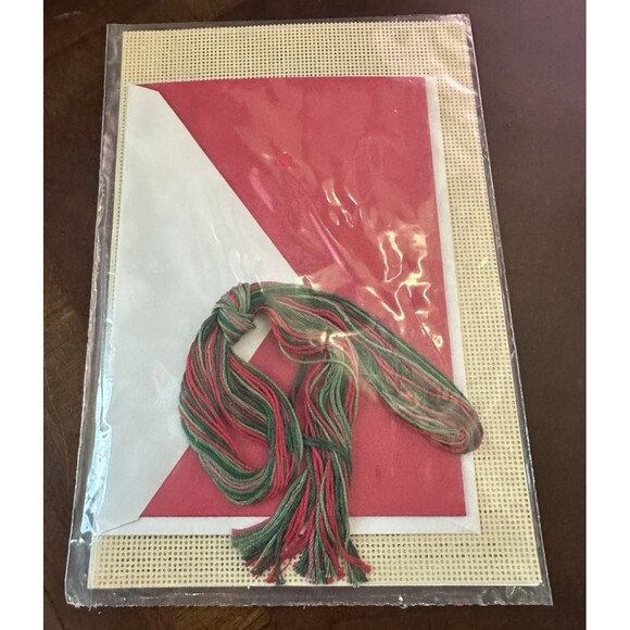 VTG NOS Better Homes & Gardens Kits Cross Stitch Kit Christmas Card #28351 - Picture 2 of 4